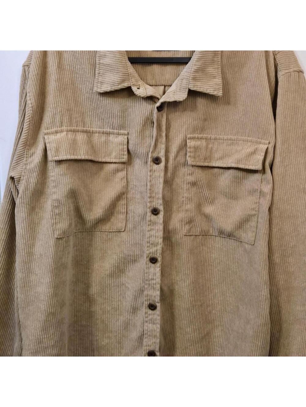RSQ Men's Tan and Cream Shirt